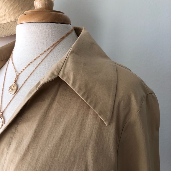 REVOLT SOCIETY | tan vintage vivienne tyler button down - Picture 5 of 8